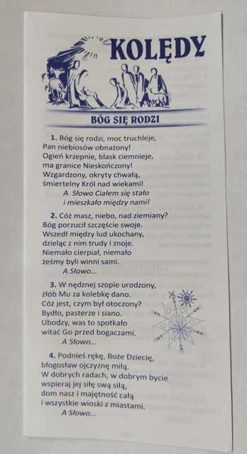 Kolędy - zbiór kolęd- folder 1 szt - Folder religijny - Kolędy - zbiór kolęd- folder 1 szt