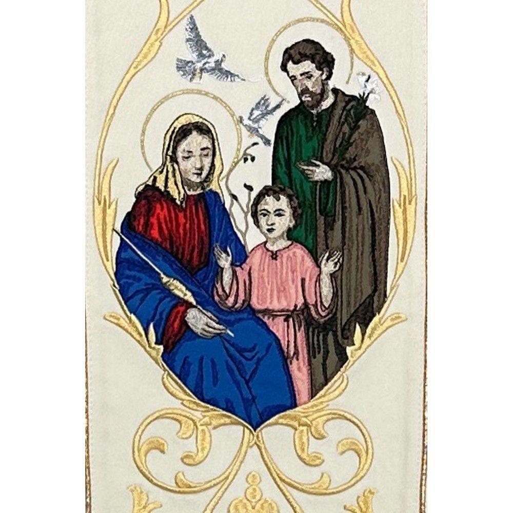 Ornat haftowany Święta Rodzina - Ornaty haftowane - zdjęcie 3 - Ornat haftowany Święta Rodzina