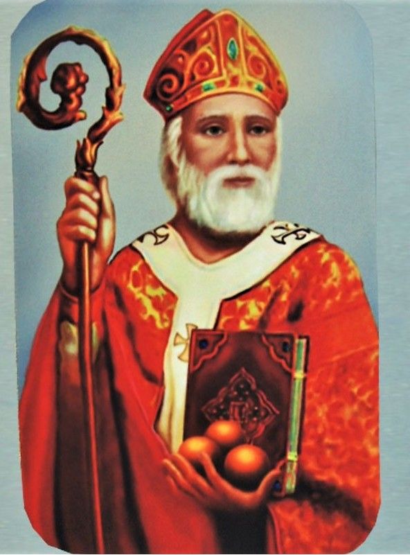 Ornat z nadrukiem Święty Mikołaj - Ornaty z wizerunkiem świętych - zdjęcie 3 - Ornat z nadrukiem Święty Mikołaj