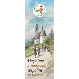 Baner na Rok Duszpasterski 2024/2025 "Pielgrzymi nadziei" 74x200 cm (5) - Banery na Rok Duszpasterski 2025/2026 Uczniowie-Misjonarze