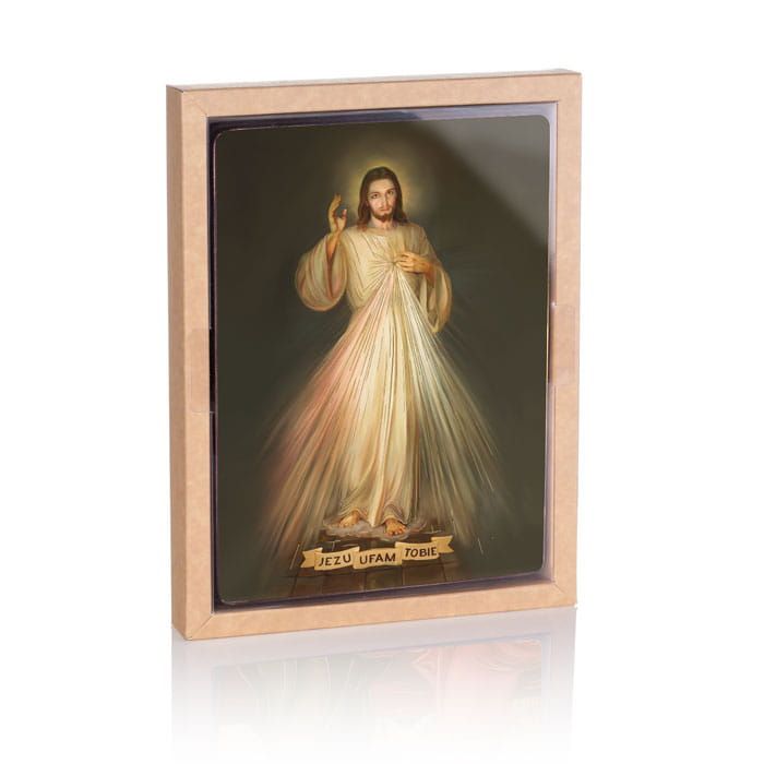 Ikona religijna Jezus Miłosierny - Jezu Ufam Tobie (1) - Jezus Chrystus - zdjęcie 2 - Ikona religijna Jezus Miłosierny - Jezu Ufam Tobie (1)