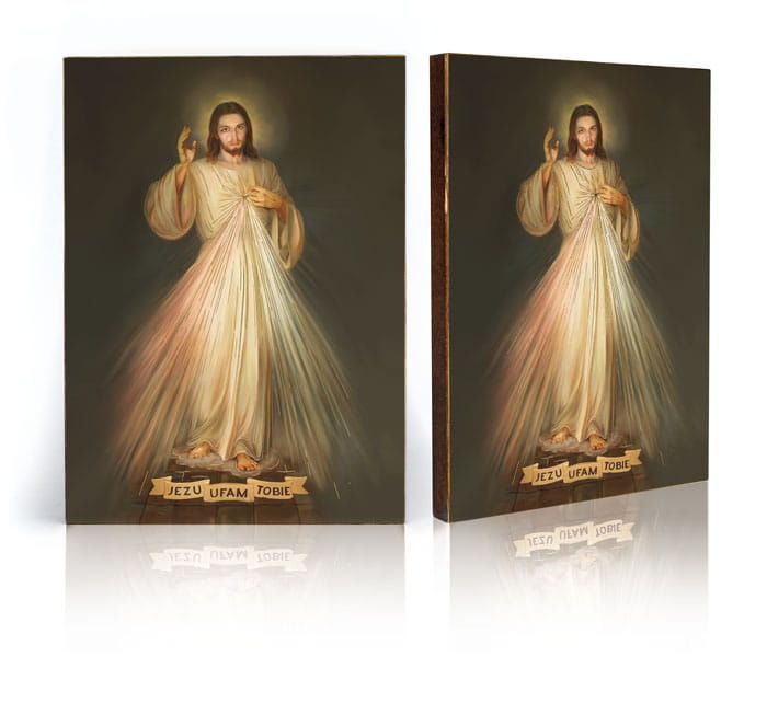 Ikona religijna Jezus Miłosierny - Jezu Ufam Tobie (1) - Jezus Chrystus - Nowość
