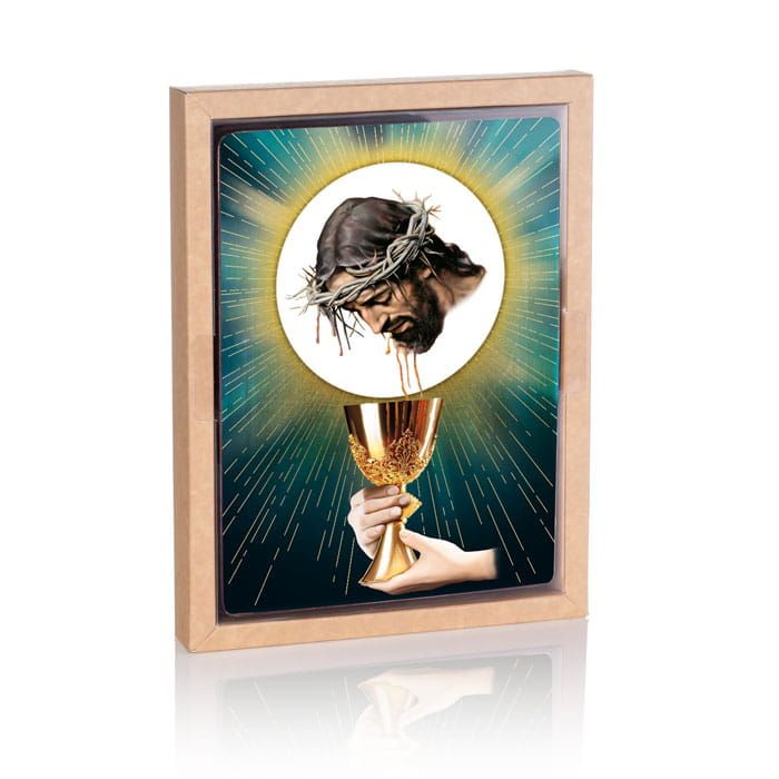 Ikona religijna Przenajświętszej Krwi Chrystusa - Jezus Chrystus - zdjęcie 2 - Ikona religijna Przenajświętszej Krwi Chrystusa