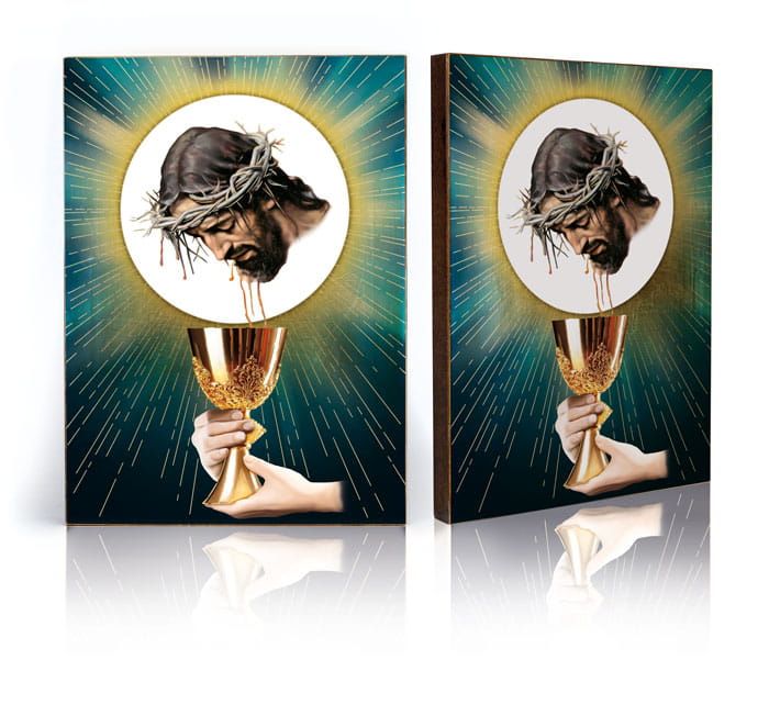 Ikona religijna Przenajświętszej Krwi Chrystusa - Jezus Chrystus - Nowość