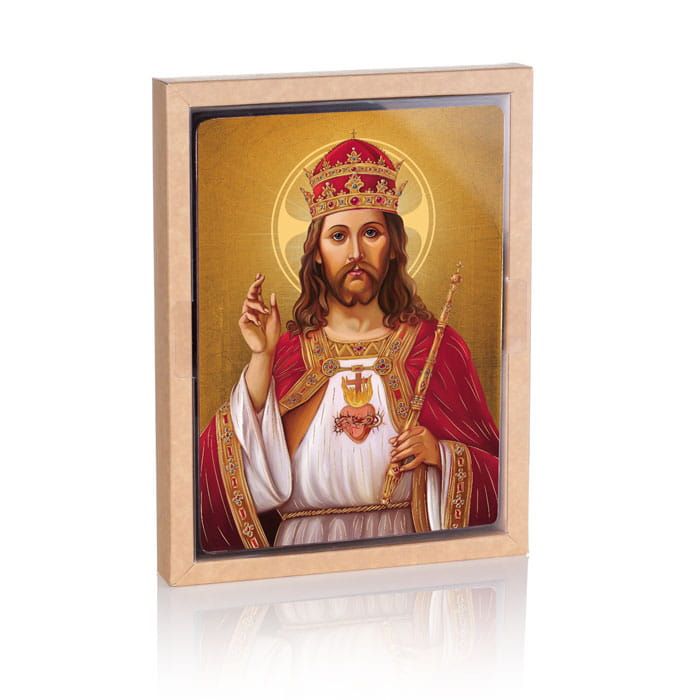 Ikona religijna Chrystus Król - Jezus Chrystus - zdjęcie 2 - Ikona religijna Chrystus Król