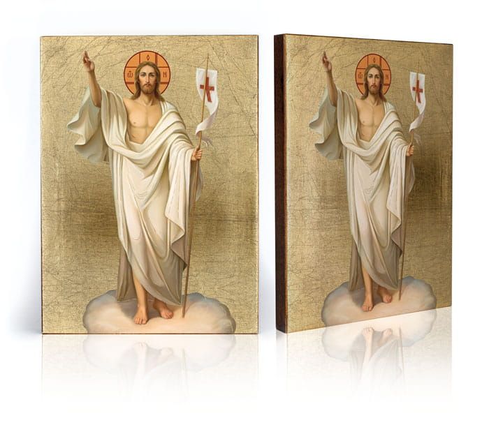 Ikona religijna Chrystus Zmartwychwstały (3) - Jezus Chrystus - Nowość