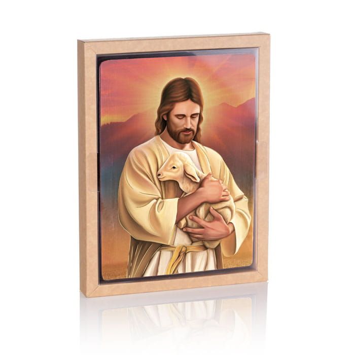 Ikona religijna Jezus Chrystus Dobry Pasterz (3) - Jezus Chrystus - zdjęcie 2 - Ikona religijna Jezus Chrystus Dobry Pasterz (3)