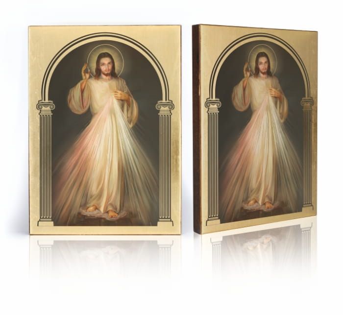 Ikona religijna Jezus Miłosierny - Jezu Ufam Tobie (2) - Jezus Chrystus - Nowość