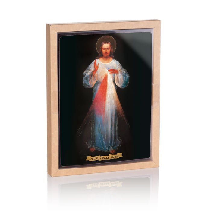 Ikona religijna Jezus Miłosierny Wileński - Jezus Chrystus - zdjęcie 2 - Ikona religijna Jezus Miłosierny Wileński