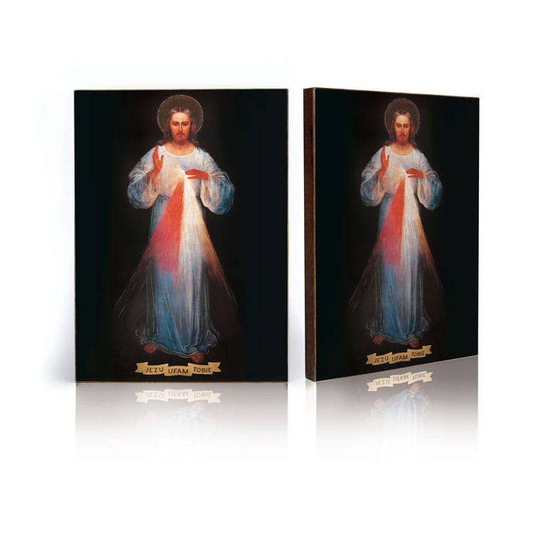 Ikona religijna Jezus Miłosierny Wileński - Jezus Chrystus - Ikona religijna Jezus Miłosierny Wileński