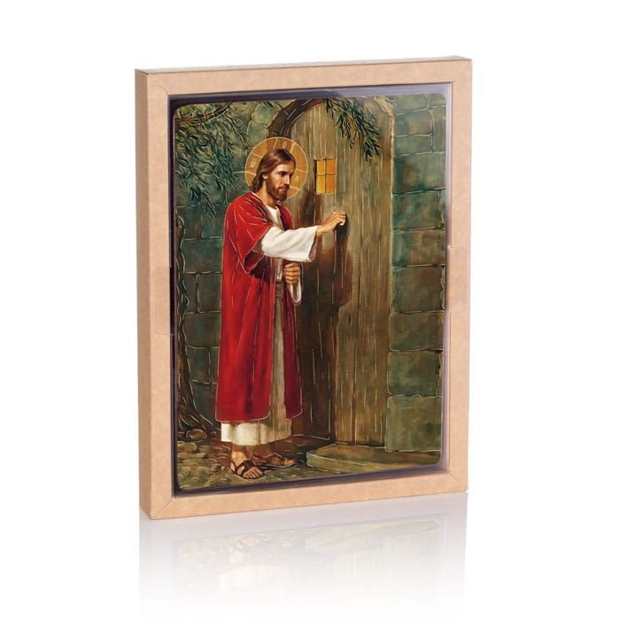 Ikona religijna Jezus pukający do drzwi - Jezus Chrystus - zdjęcie 2 - Ikona religijna Jezus pukający do drzwi