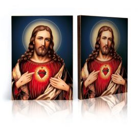 Ikona religijna Serce Jezusa Chrystusa (2) - Jezus Chrystus