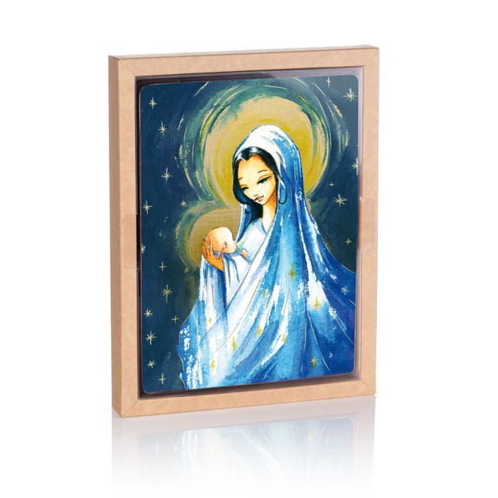 Matka Boża z Dzieciątkiem ikona - pamiątka Chrztu Świętego - Matka Boża - zdjęcie 2 - Matka Boża z Dzieciątkiem ikona - pamiątka Chrztu Świętego