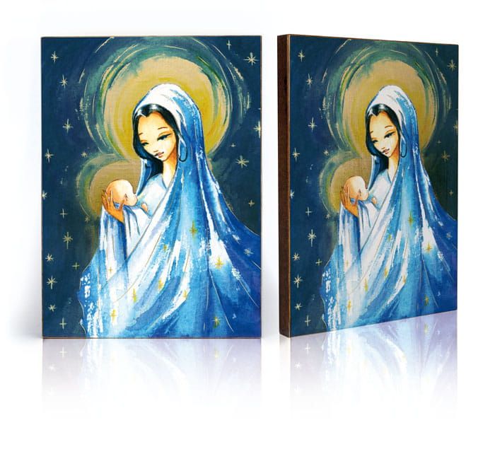 Matka Boża z Dzieciątkiem ikona - pamiątka Chrztu Świętego - Matka Boża - Nowość