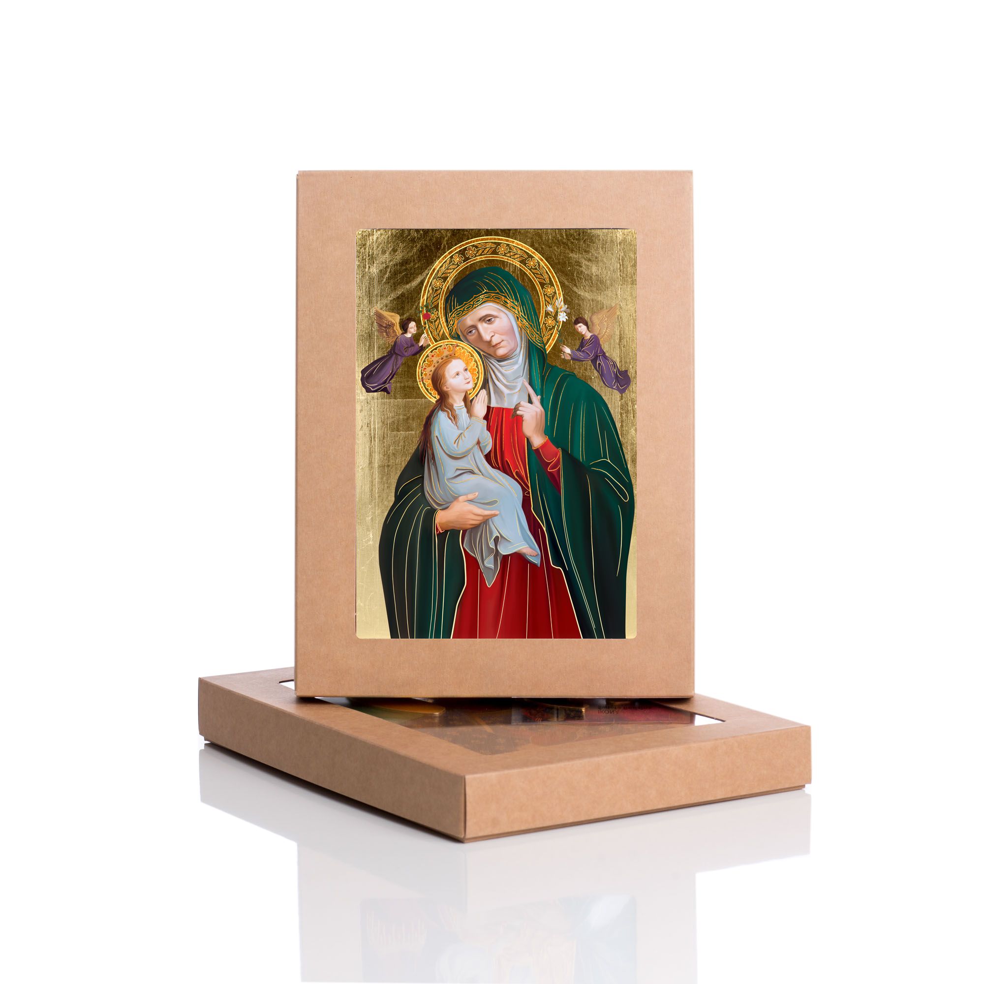 Ikona Święta Anna z Matką Bożą (2) - Matka Boża - zdjęcie 2 - Ikona Święta Anna z Matką Bożą (2)