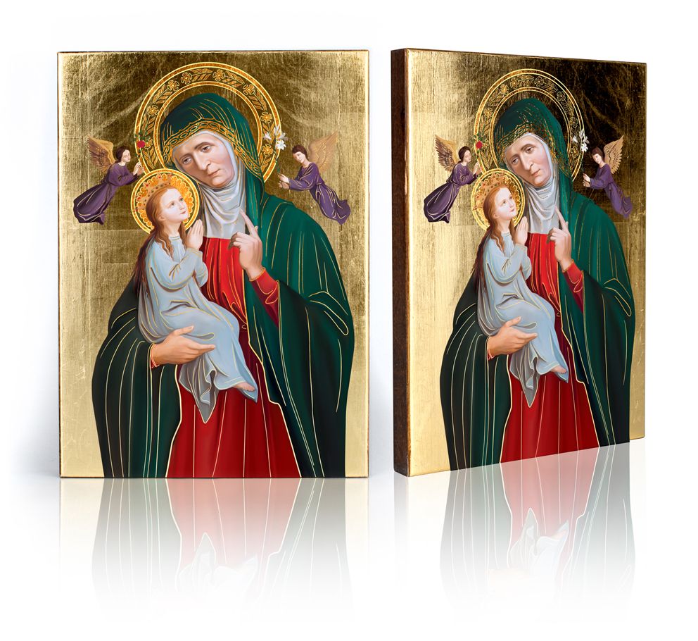 Ikona Święta Anna z Matką Bożą (2) - Matka Boża - Nowość