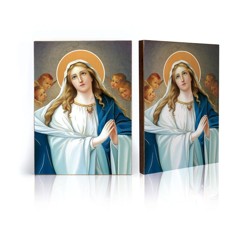 Ikona religijna Matka Boża, Anioły - Matka Boża - Ikona religijna Matka Boża, Anioły