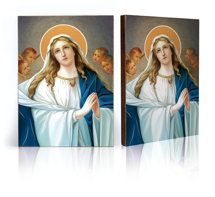 Ikona religijna Matka Boża, Anioły - Matka Boża - Nowość