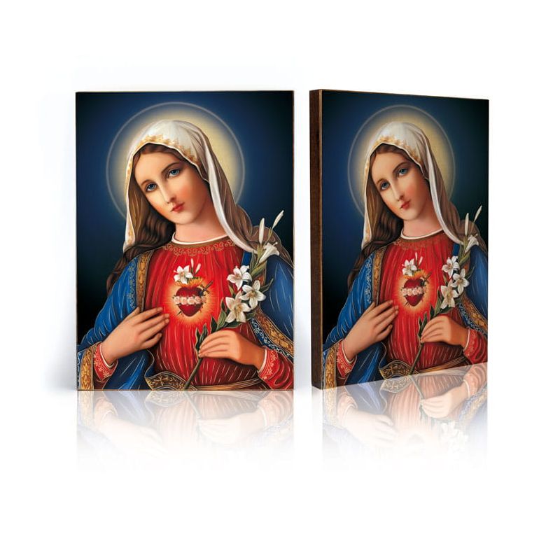 Ikona religijna Serce Maryi (2) - Matka Boża - Ikona religijna Serce Maryi (2)
