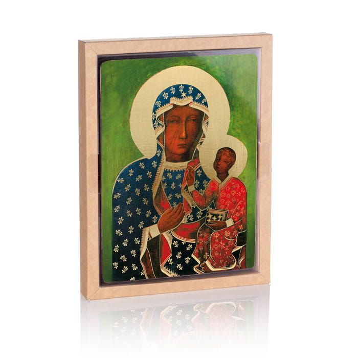 Ikona religijna Matka Boża Częstochowska Wędrująca (3) - Matka Boża - zdjęcie 2 - Ikona religijna Matka Boża Częstochowska Wędrująca (3)