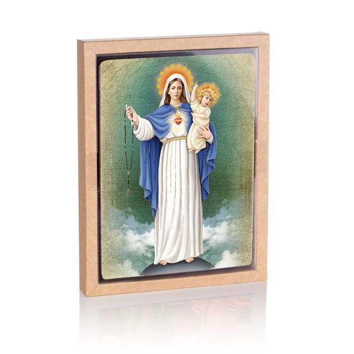 Ikona religijna Matka Boża Różańcowa (1) - Matka Boża - zdjęcie 2 - Ikona religijna Matka Boża Różańcowa (1)