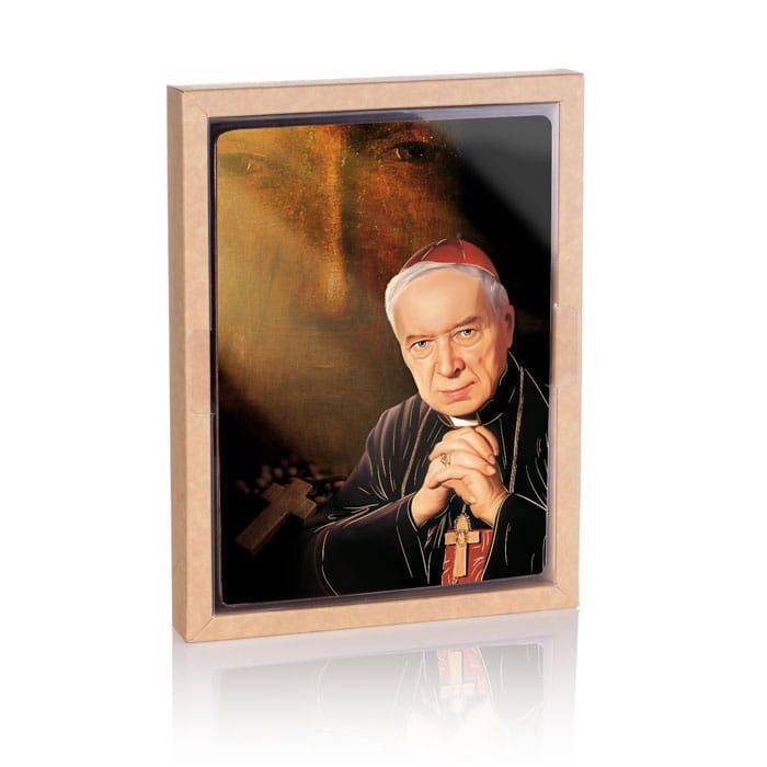 Ikona religijna Błogosławiony Kardynał Wyszyński i MB Częstochowska - Matka Boża - zdjęcie 2 - Ikona religijna Błogosławiony Kardynał Wyszyński i MB Częstochowska