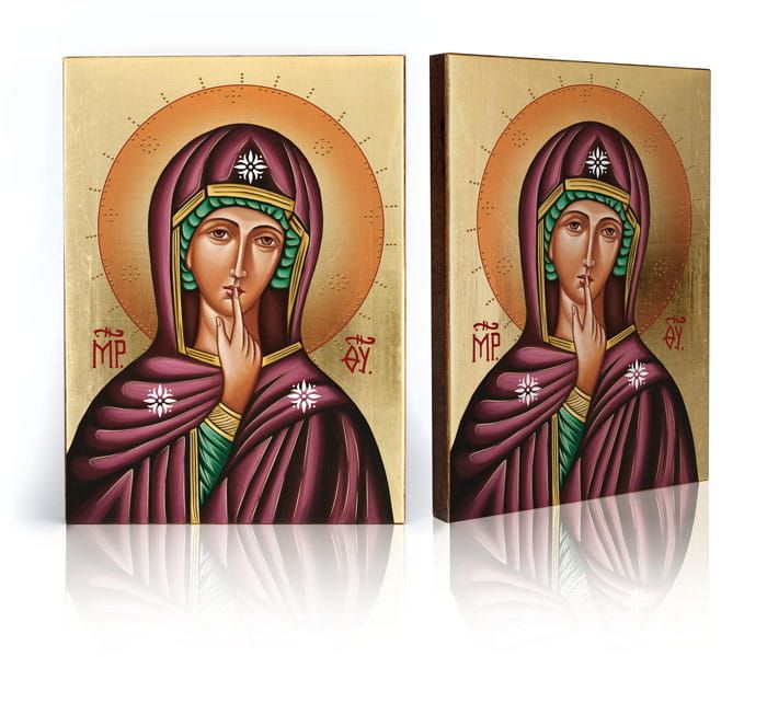 Ikona Matka Boża Milcząca - Matka Boża - Nowość