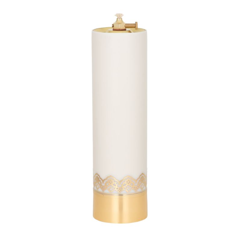 Świeca liturgiczna w kolorze ecru, wymiar  26 cm x 7,5 cm - ŚWIECE OŁTARZOWE - Świeca liturgiczna w kolorze ecru, wymiar  26 cm x 7,5 cm
