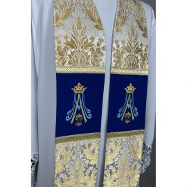 Stuła kapłańska maryjna (11K) - EUCHARYSTYCZNE - zdjęcie 2 - Stuła kapłańska maryjna (11K)