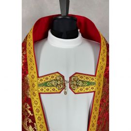 Zestaw kapa + welon liturgiczny (12K) - KAPY LITURGICZNE - zdjęcie 3 - Zestaw kapa + welon liturgiczny (12K)
