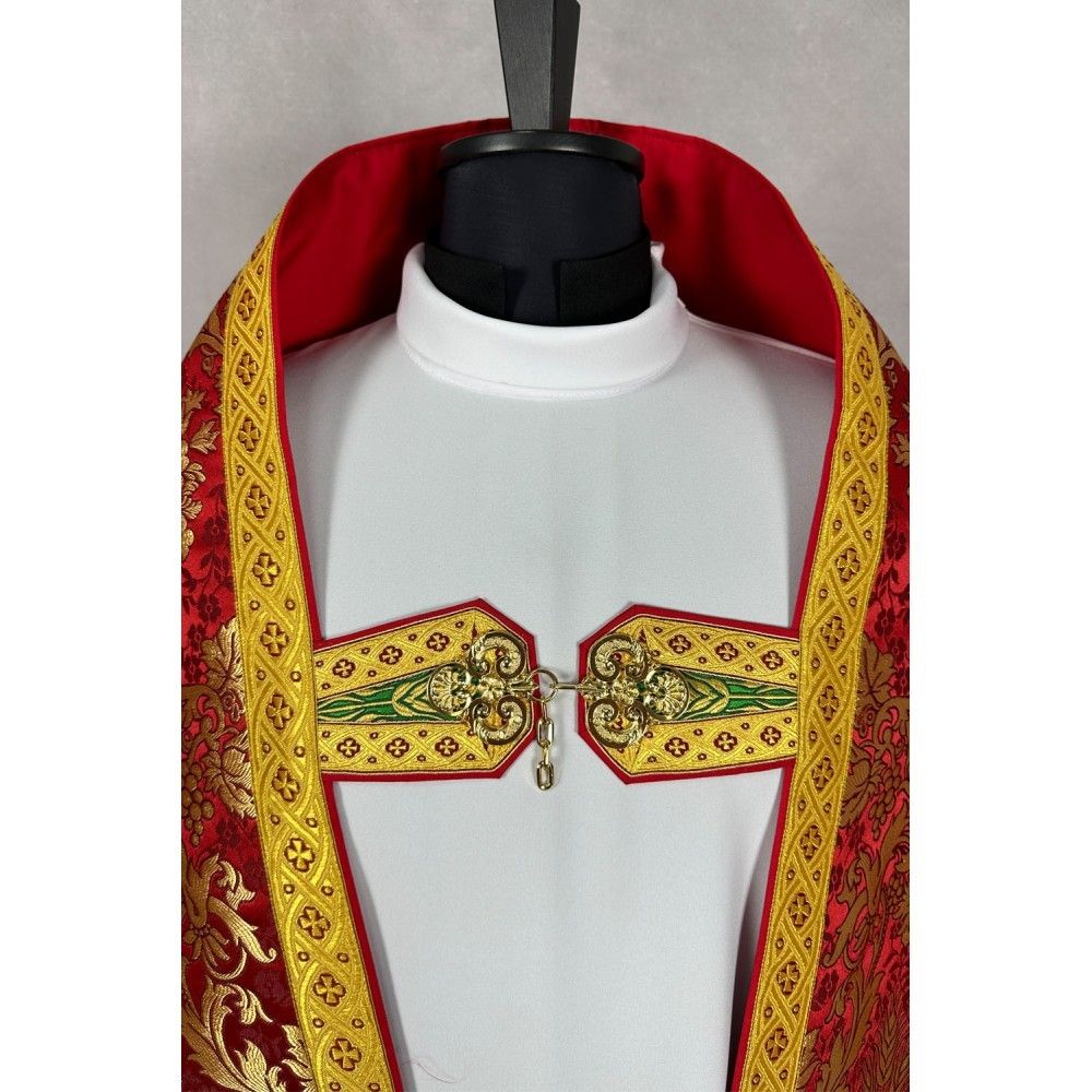 Zestaw kapa + welon liturgiczny (12K) - KAPY LITURGICZNE - zdjęcie 3 - Zestaw kapa + welon liturgiczny (12K)