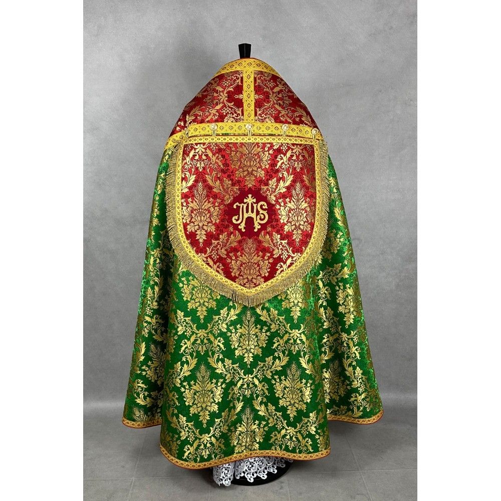 Zestaw kapa + welon liturgiczny (12K) - KAPY LITURGICZNE - zdjęcie 4 - Zestaw kapa + welon liturgiczny (12K)