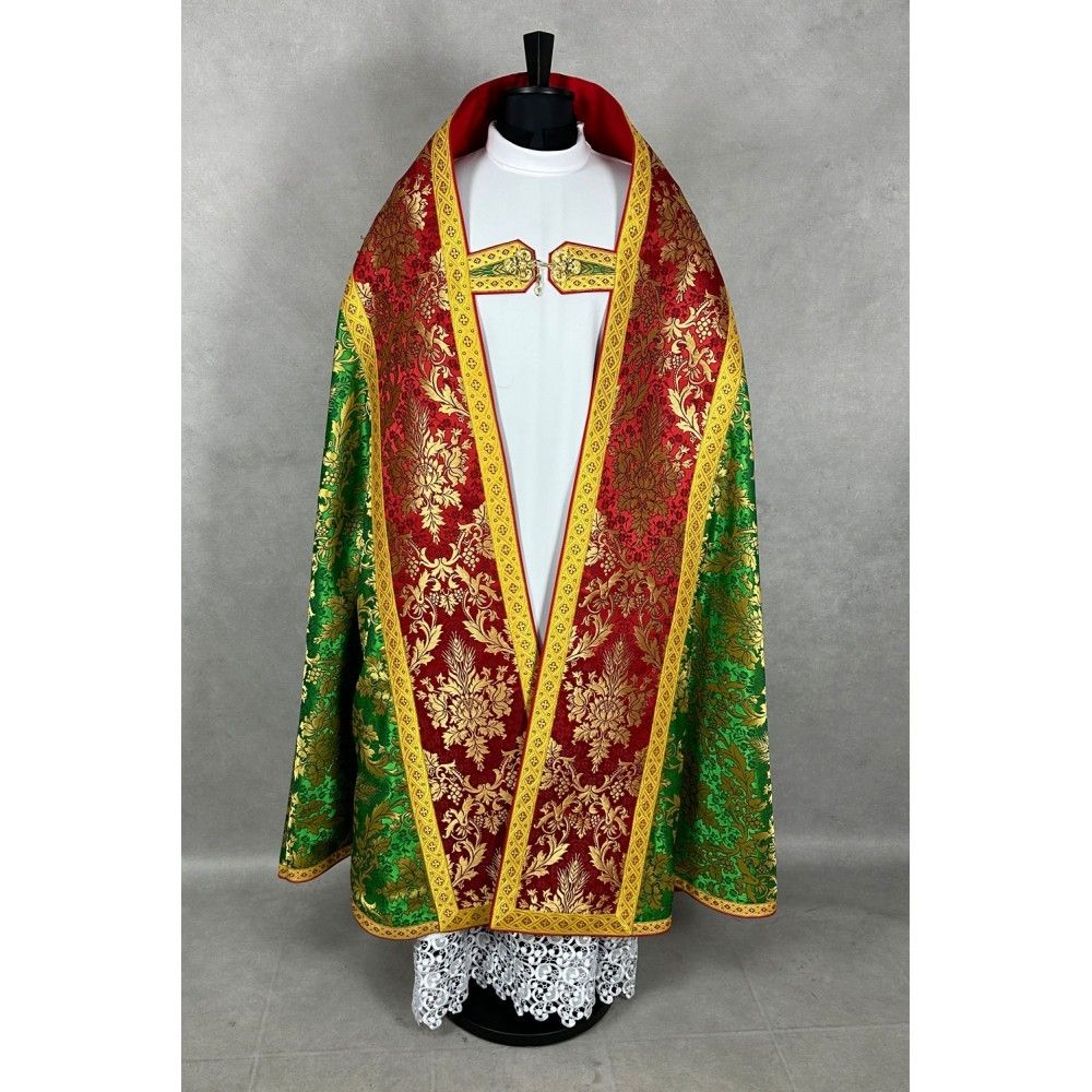 Zestaw kapa + welon liturgiczny (12K) - KAPY LITURGICZNE - zdjęcie 2 - Zestaw kapa + welon liturgiczny (12K)