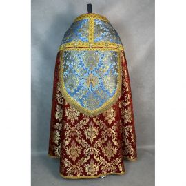 Zestaw kapa rzymska + welon liturgiczny (13K) - KAPY LITURGICZNE - zdjęcie 2 - Zestaw kapa rzymska + welon liturgiczny (13K)