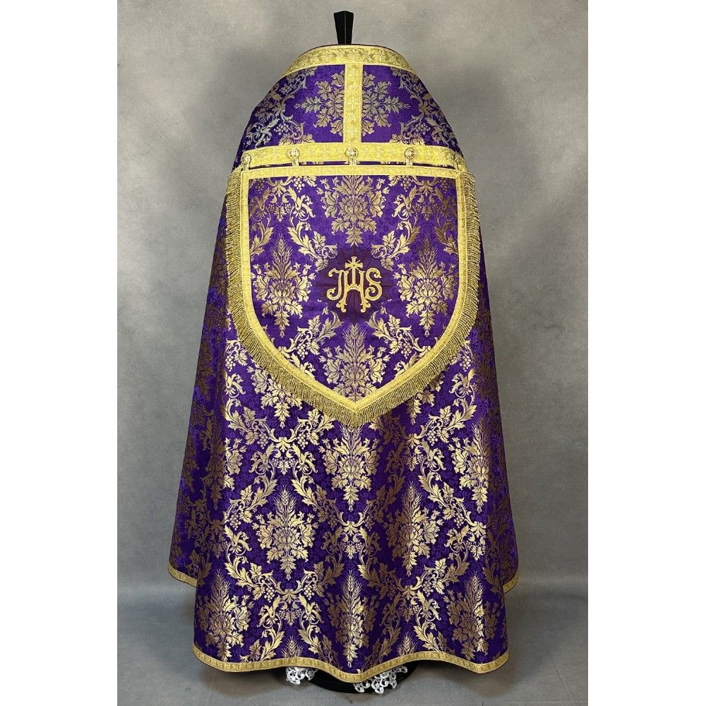 Zestaw kapa rzymska + welon liturgiczny (14K) - WELONY - zdjęcie 3 - Zestaw kapa rzymska + welon liturgiczny (14K)