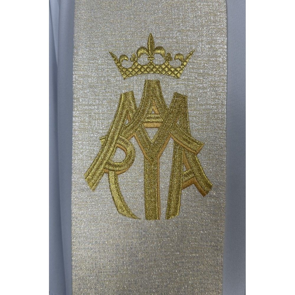 Stuła haftowana Matka Boska z Guadalupe (17K) - Z POSTACIAMI - zdjęcie 4 - Stuła haftowana Matka Boska z Guadalupe (17K)