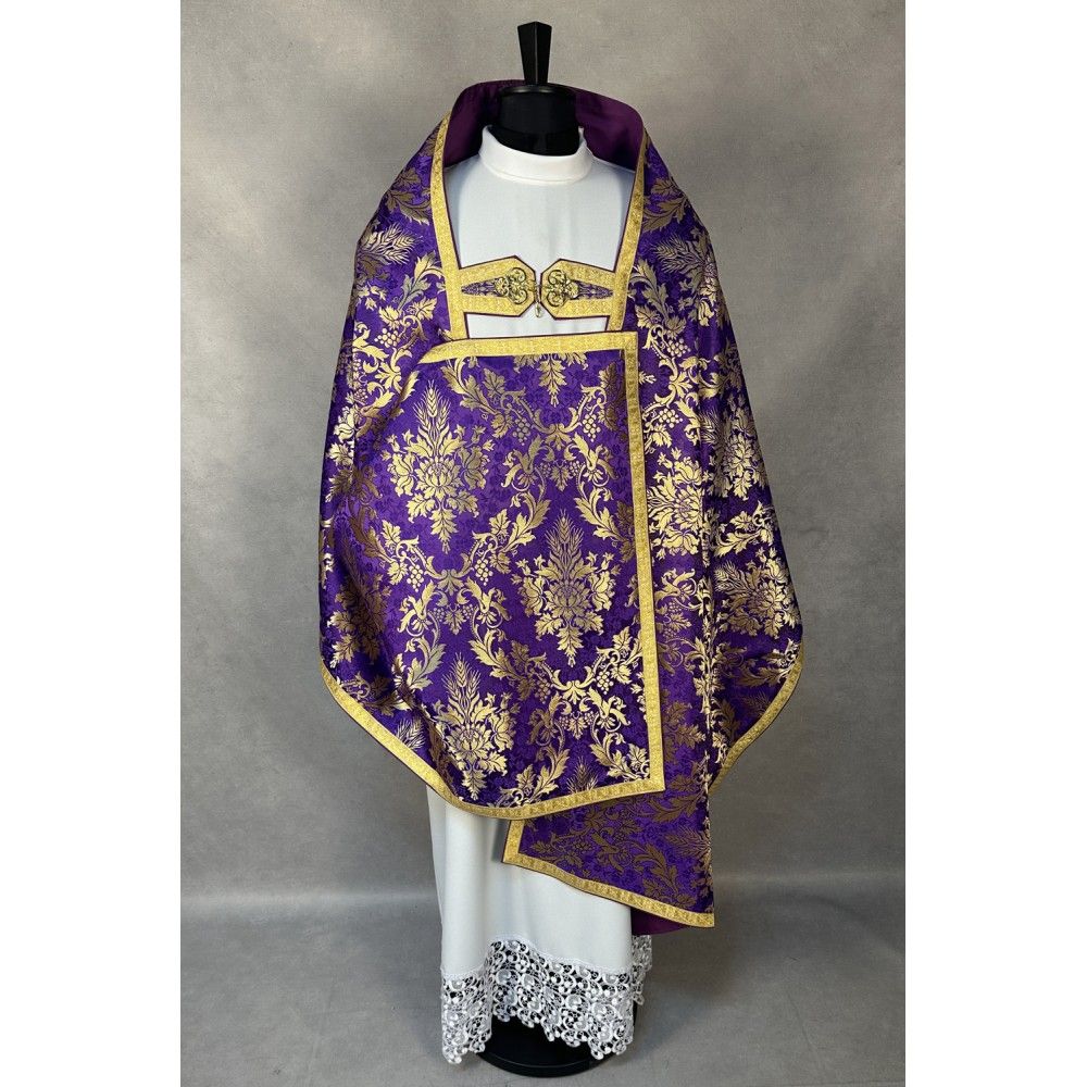 Welon liturgiczny fioletowy (19K) - WELONY - zdjęcie 3 - Welon liturgiczny fioletowy (19K)