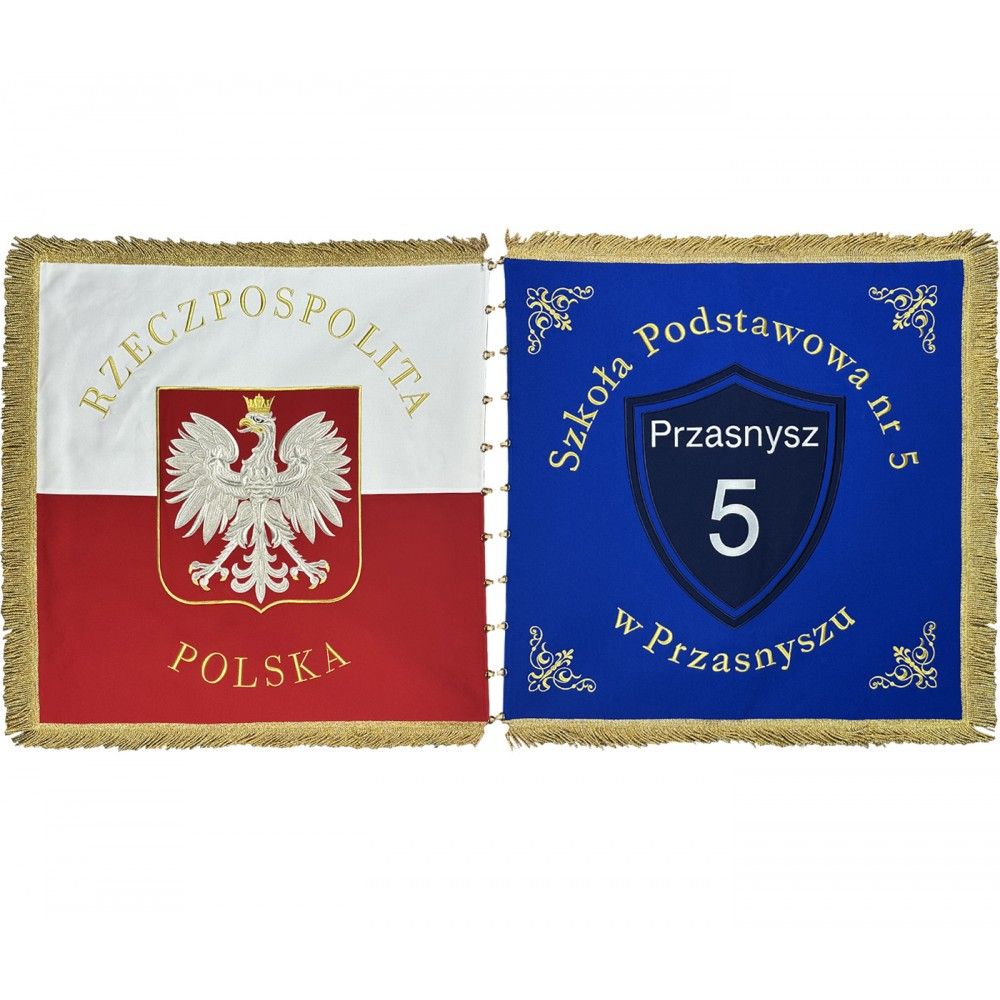 Sztandar haftowany (25K) - CHORĄGWIE, SZTANDARY - Nowość