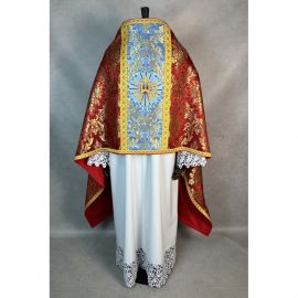 Welon liturgiczny, tkanina żakard (29K) - WELONY - zdjęcie 3 - Welon liturgiczny, tkanina żakard (29K)