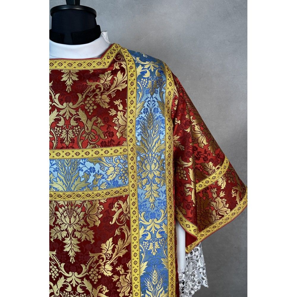 Dalmatyka semi-gotycka ze stułą diakońską i manipularzem (36K) - DALMATYKI - zdjęcie 2 - Dalmatyka semi-gotycka ze stułą diakońską i manipularzem (36K)