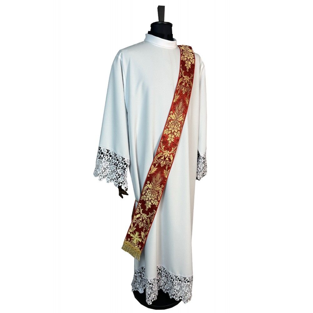 Dalmatyka semi-gotycka ze stułą diakońską i manipularzem (36K) - DALMATYKI - zdjęcie 3 - Dalmatyka semi-gotycka ze stułą diakońską i manipularzem (36K)