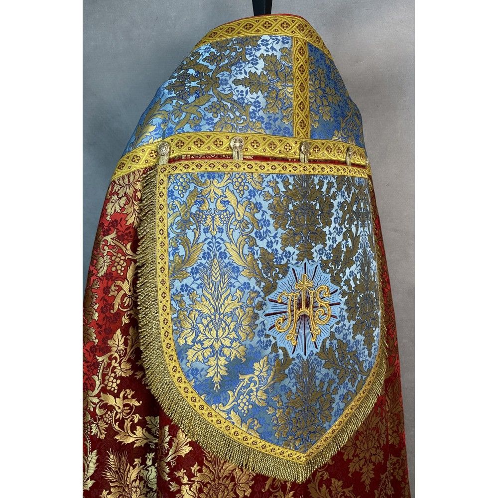 Kapa rzymska haftowana + stuła (38K) - KAPY LITURGICZNE - zdjęcie 5 - Kapa rzymska haftowana + stuła (38K)