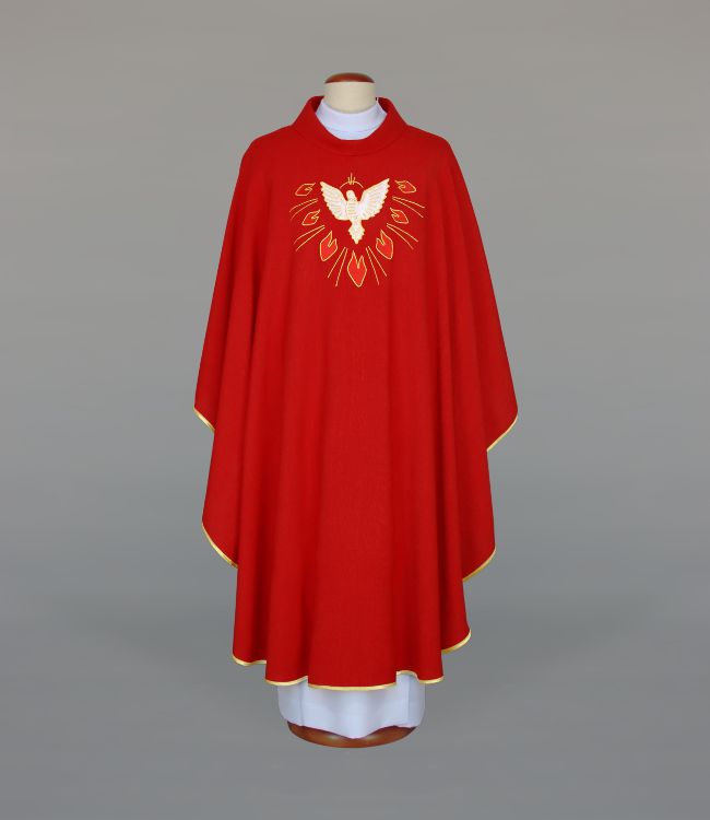 Ornat haftowany z motywem Ducha Świętego (A11) - Ornaty haftowane - Nowość