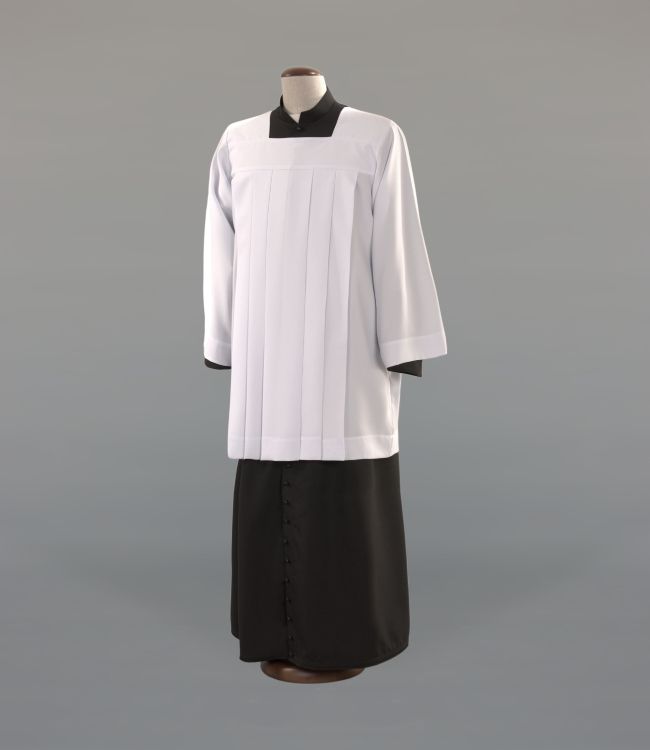 Komża kapłańska  o splocie tropiku- 3 tkaniny do wyboru (A38) - KOMŻE I ALBY  KAPŁAŃSKIE - Nowość