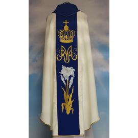 Ornat maryjny Matka Boża Fatimska (M-15) - Ornaty Maryjne - zdjęcie 3 - Ornat maryjny Matka Boża Fatimska (M-15)