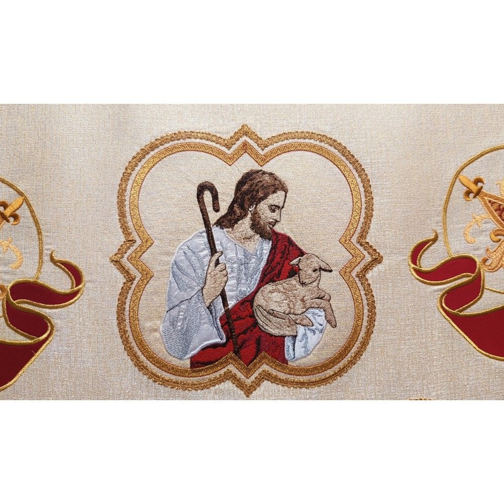 Baldachim haftowany na procesje - Boże Ciało (15) - Baldachimy haftowane - zdjęcie 8 - Baldachim haftowany na procesje - Boże Ciało (15)