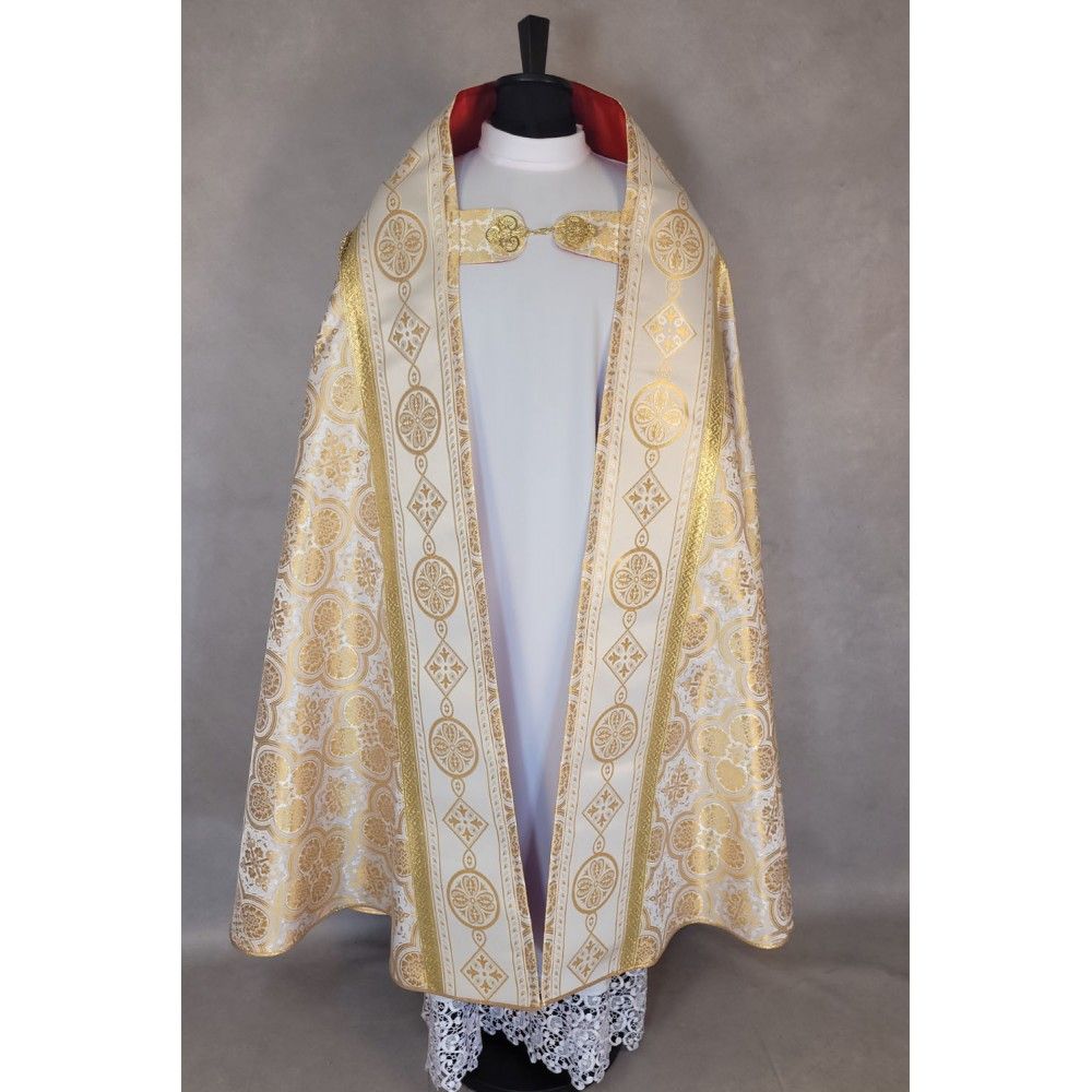 Kapa haftowana wzór rzymski (83) - KAPY LITURGICZNE - zdjęcie 2 - Kapa haftowana wzór rzymski (83)