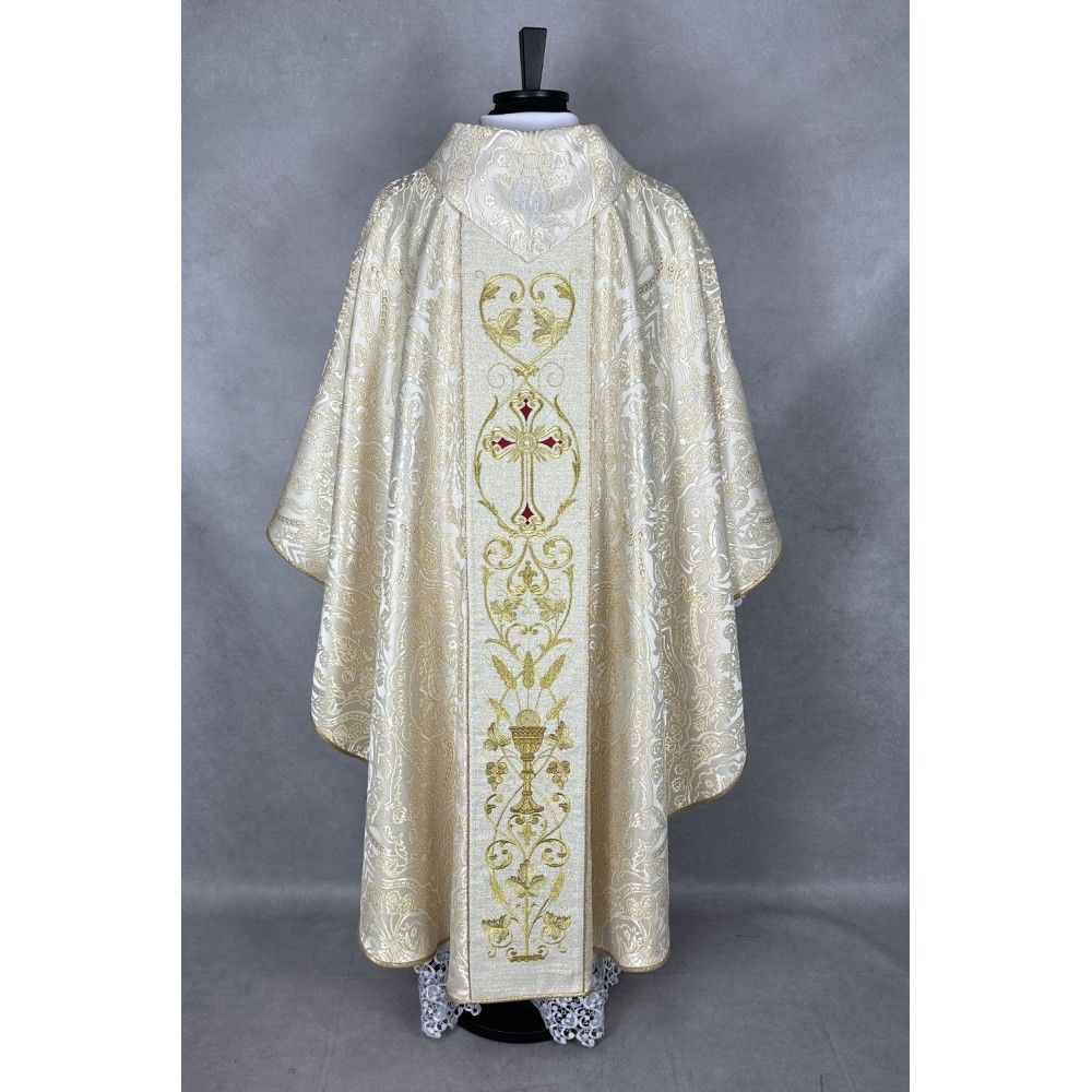 Ornat gotycki, haftowany Jezus zmartwychwstały (13K) - Ornaty złote/srebrne - zdjęcie 5 - Ornat gotycki, haftowany Jezus zmartwychwstały (13K)