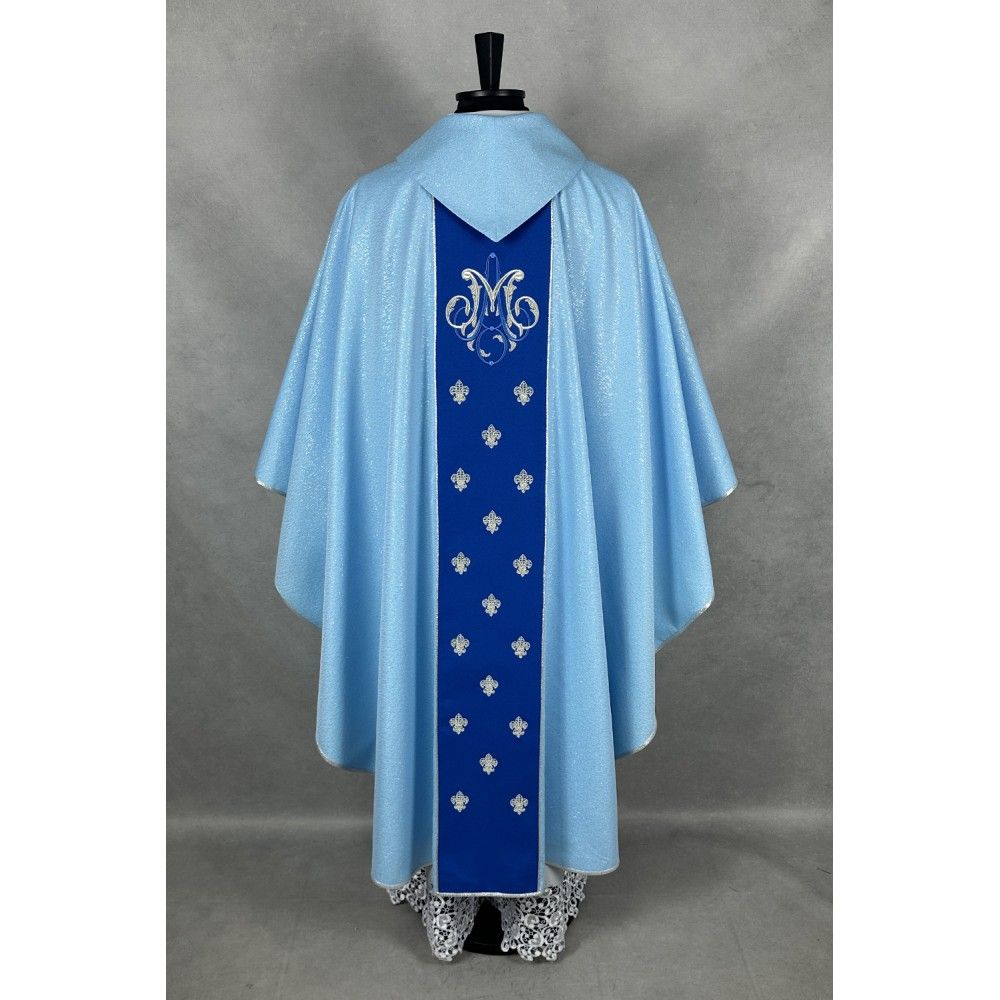 Ornat gotycki haftowany, motyw maryjny (24K) - Ornaty Maryjne - zdjęcie 4 - Ornat gotycki haftowany, motyw maryjny (24K)