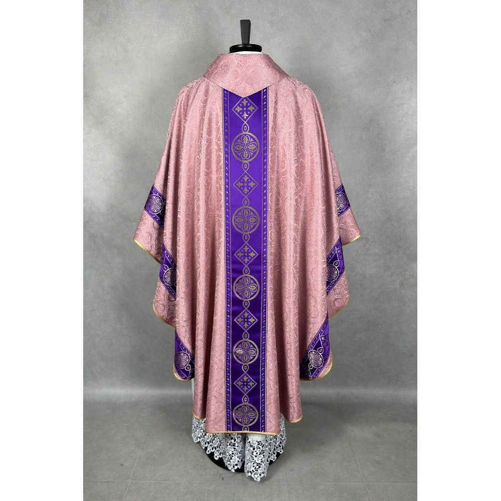 Ornat gotycki fioletowo - różowy (26K) - ORNATY NA WIELKI POST - zdjęcie 3 - Ornat gotycki fioletowo - różowy (26K)